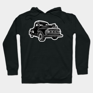 Vintage retro pick up truck Hoodie